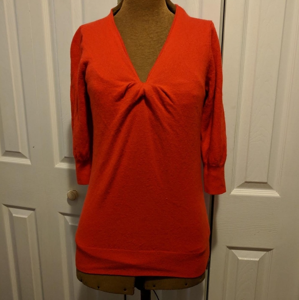 Calvin Klein angora/wool/cashmere blend sweater
